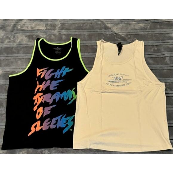 American Eagle / Polo Jeans Tank Tops - 2 tanks total - X-LARGE - Picture 1 of 6